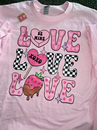 LOVE Valentine’s DTF T-Shirt XL