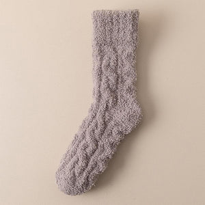Soft Plush Sweater Socks