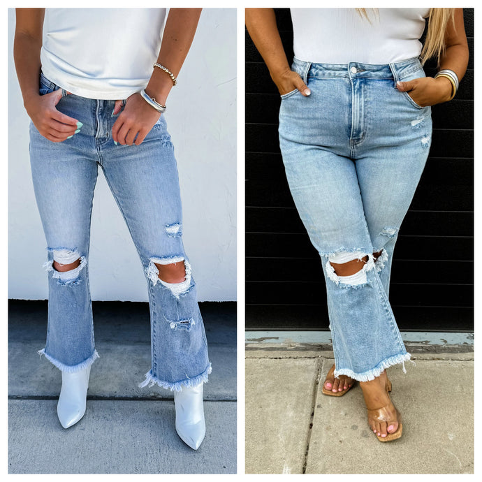 PREorder Lucy Distressed Crop Jean by Blakeley CLOSES 4/3