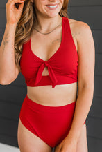 Load image into Gallery viewer, Just Keep Swimming Ribbed Swim Top by Mack &amp; Mal