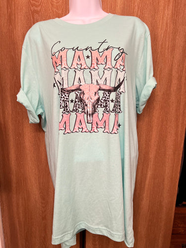 Graphic DTF T-Shirt “Country MAMA” XL