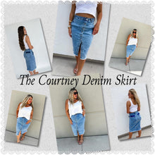 Load image into Gallery viewer, PREORDER Courtney Denim Skirt