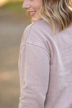 Load image into Gallery viewer, Vintage Wash Pocket Pullover by Michelle Mae (1X) Blush Pebble