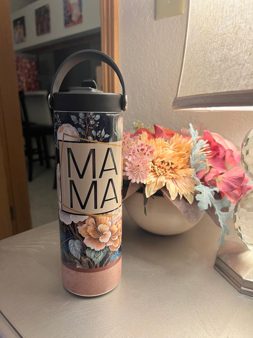 Metal Water bottle 20 oz MAMA