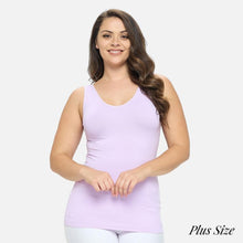 Load image into Gallery viewer, PLUS Seamless Reversible LONG Cami Tank (Size 14-22)