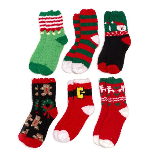 Christmas Soft Fuzzy Socks