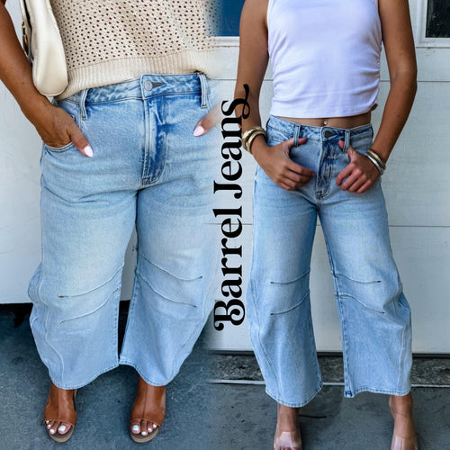 PREORDER Light Wash Barrel Jeans by Blakeley Closes 5/1