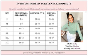Emily Everyday Ribbed Turtleneck- 3 colors