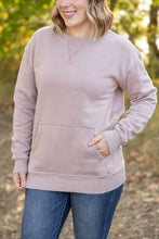 Load image into Gallery viewer, Vintage Wash Pocket Pullover by Michelle Mae (1X) Blush Pebble