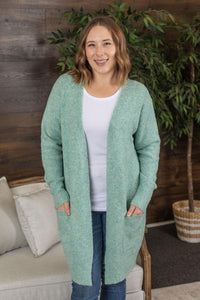 Madison Cozy Cardigan By Michelle Mae Sage/Blue (Large)