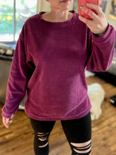 Load image into Gallery viewer, Sarah Corded Crewneck by Shirley