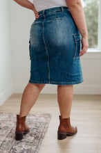 Load image into Gallery viewer, Always Be There Cargo Denim Skirt