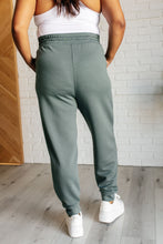 Load image into Gallery viewer, Center Seam Scuba Joggers in Ash Jade