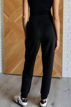 Load image into Gallery viewer, Center Seam Scuba Joggers in Black