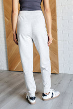 Load image into Gallery viewer, Center Seam Scuba Joggers in Heather Grey