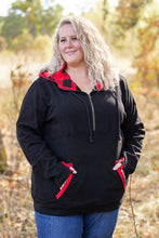 Load image into Gallery viewer, Avery Buffalo Plaid Black Pullover by Michelle Mae (Large &amp; 2X)