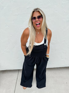 PREORDER Karli Boho Ribbed Overalls By Blakeley