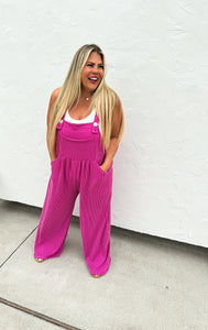 PREORDER Karli Boho Ribbed Overalls By Blakeley