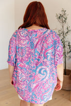 Load image into Gallery viewer, Essential Blouse in Purple Paisley