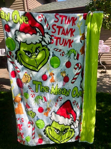 Christmas Stink Throw Blanket