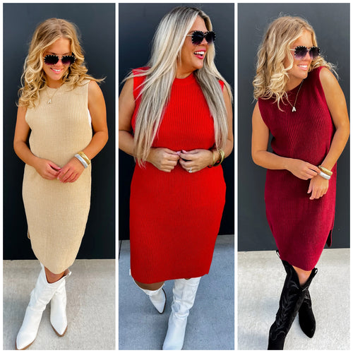 PREORDER Vanessa Sweater Dress By Blakeley - CLOSES 12/6