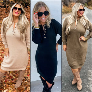 Preorder Lively Knit Sweater Dress by Blakeley CLOSES 11/15