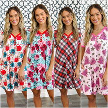Load image into Gallery viewer, IN STOCK Christmas Sleep Dresses