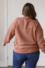 Load image into Gallery viewer, Make No Mistake Mock Neck Pullover in Cocoa