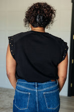 Load image into Gallery viewer, My Domain Studded Cap Sleeve Top