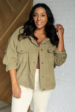 Load image into Gallery viewer, Primrose Corduroy Jacket in Olive