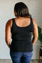 Load image into Gallery viewer, The Basics Reversible Longline Tank in Black