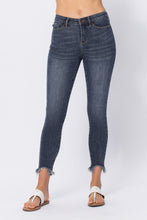Load image into Gallery viewer, Judy Blue MR Shark Bite Skinny Jeans 88400