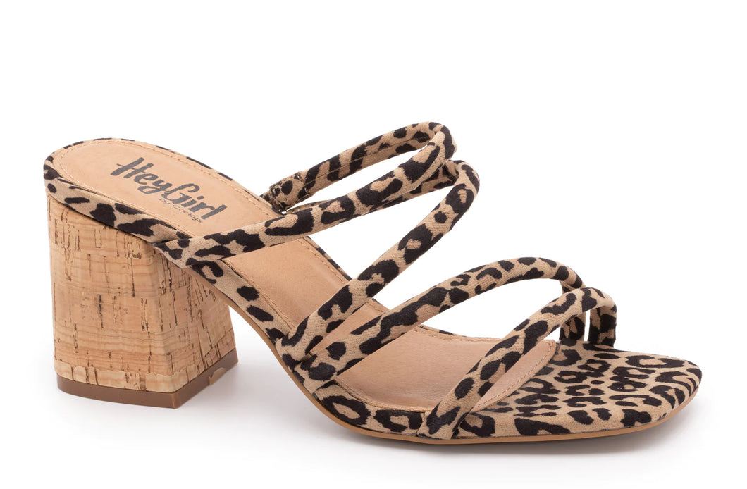Leopard Dreamy Heel Sandal