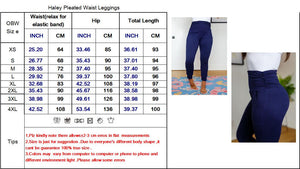 Pleated Waist Jogger Pocket Leggings (Color Options)