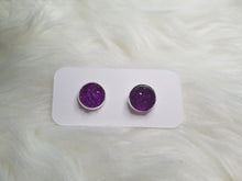Load image into Gallery viewer, Druzy Earrings (Options- colors &amp; sizes)