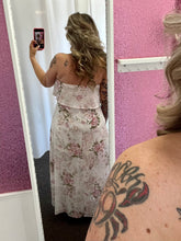 Load image into Gallery viewer, Floral Strapless Tube Top Maxi Dress