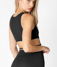 Load image into Gallery viewer, High Neck Crop(Black)