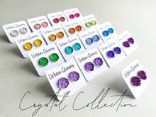 Load image into Gallery viewer, Druzy Earrings (Options- colors &amp; sizes)