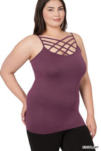 Load image into Gallery viewer, Plus Criss-Cross Cami Tank (Options)