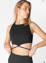 Load image into Gallery viewer, High Neck Crop(Black)